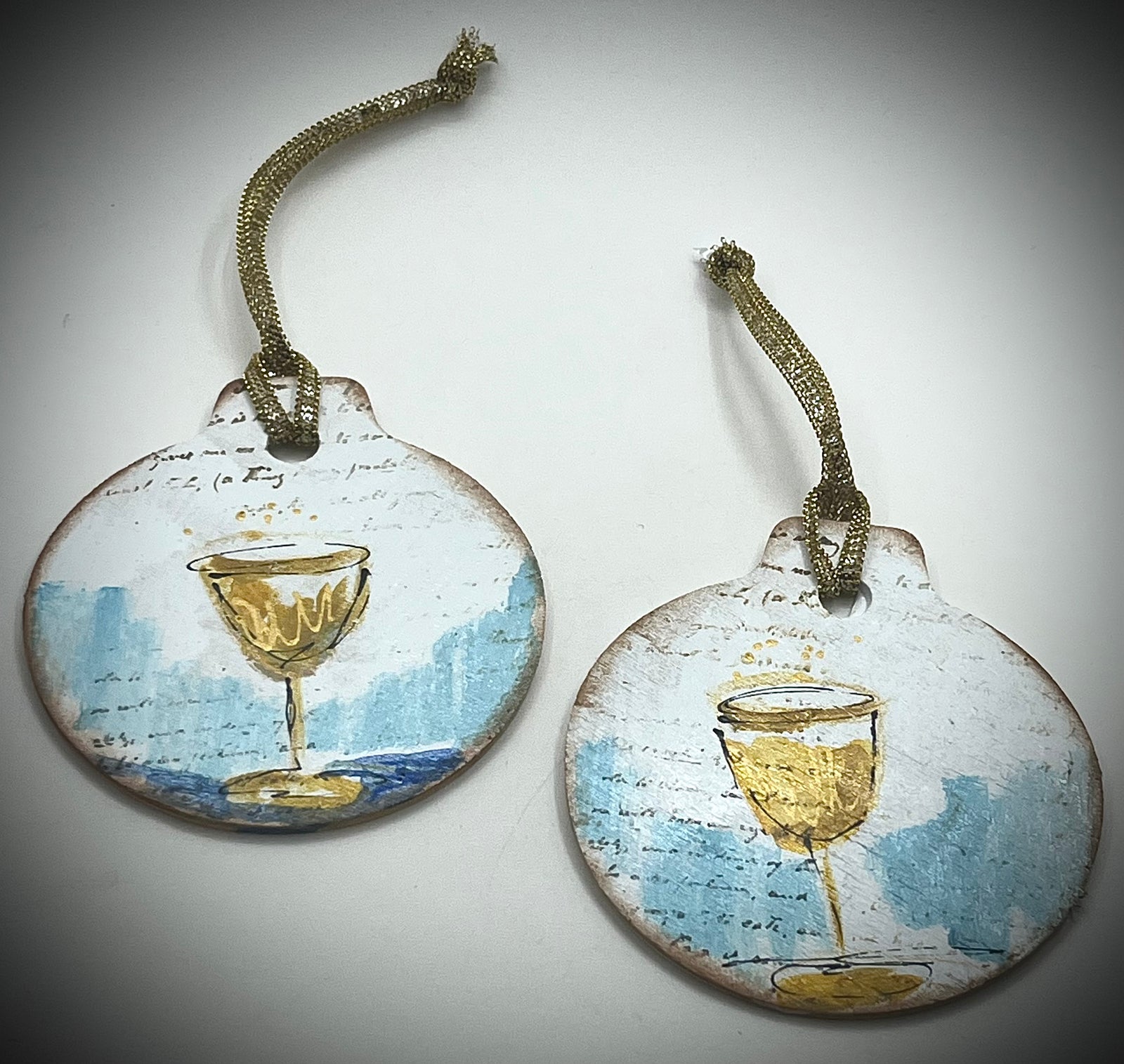 Champagne Ornaments