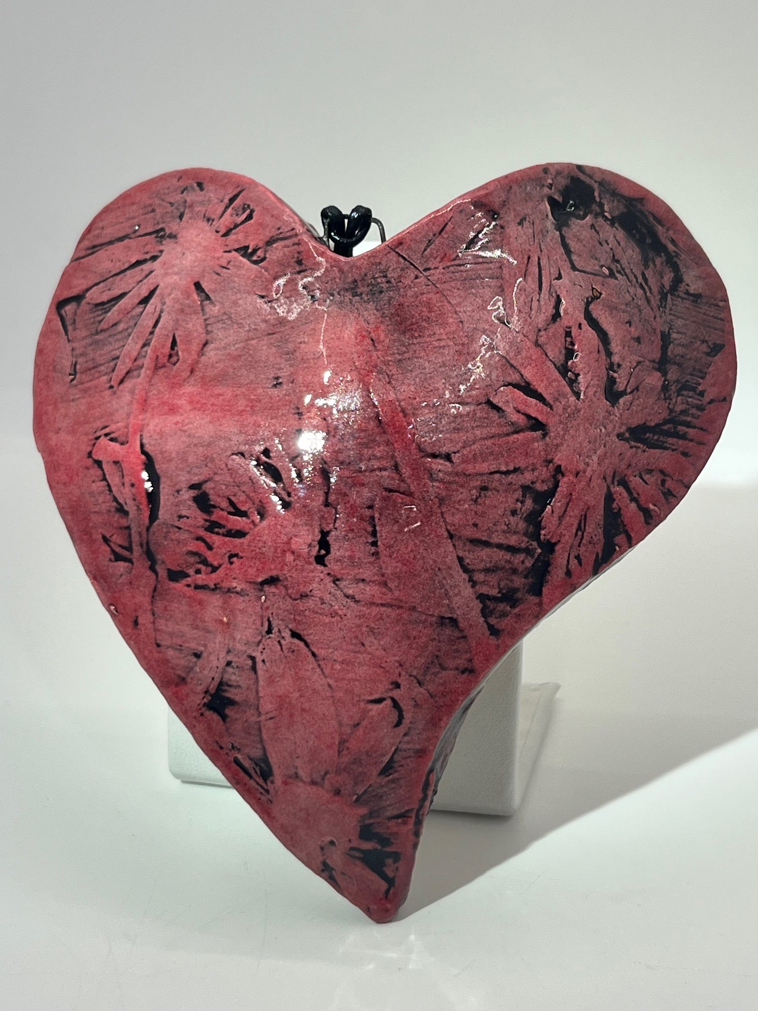 Embossed Red Heart 13