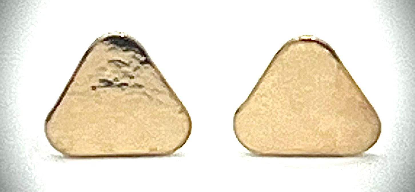 14k Gold Filled Triangle Stud Earrings