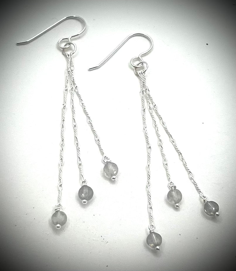 Labradorite Gatsby Earrings