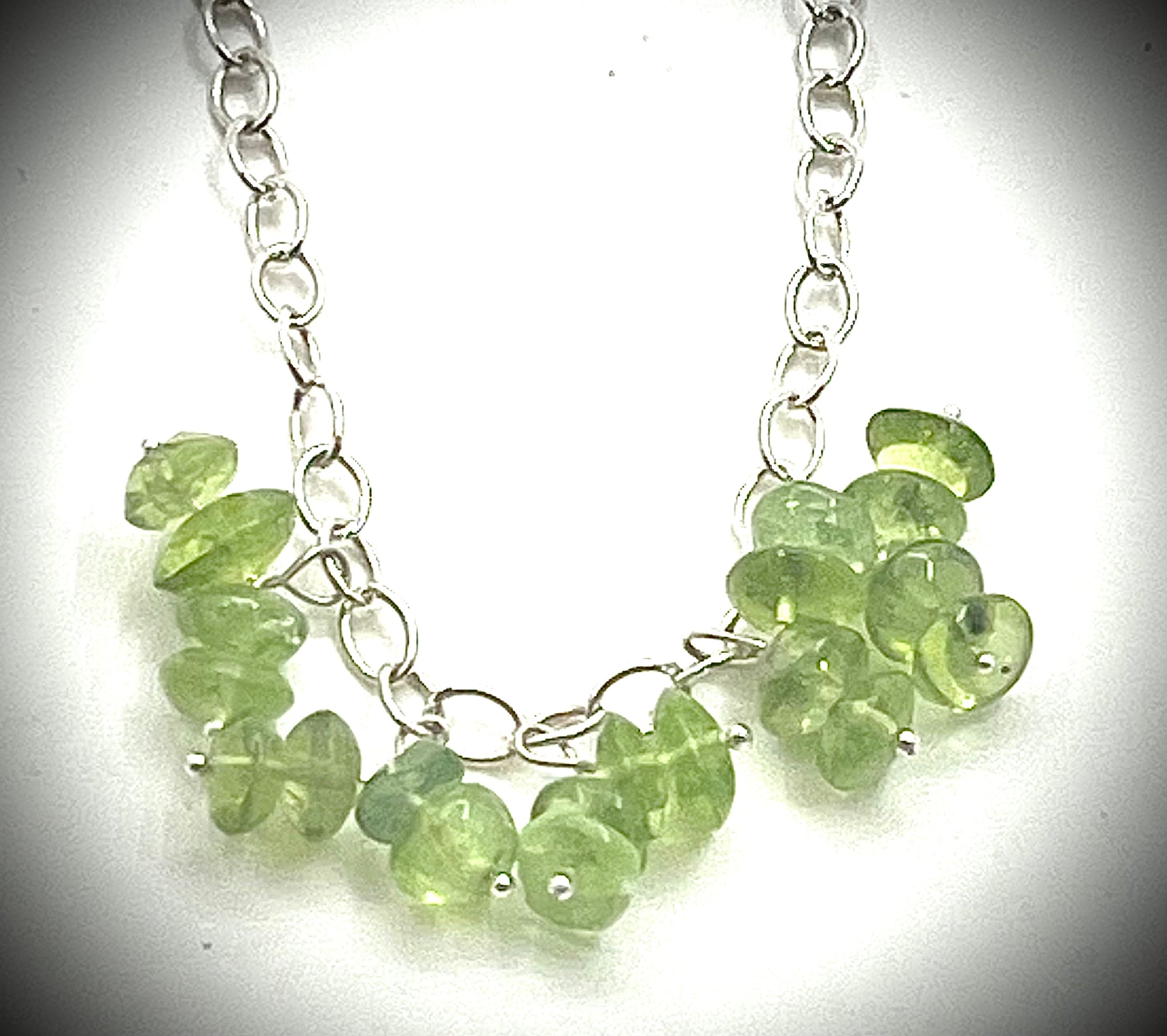 Honeysuckle Necklace with Gemstones
