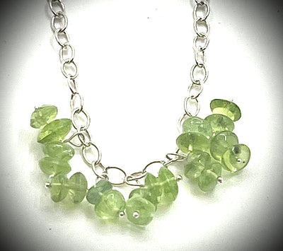 Honeysuckle Necklace with Gemstones