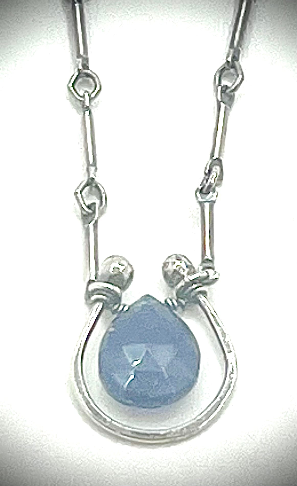 Horseshoe Necklace with Gemstones