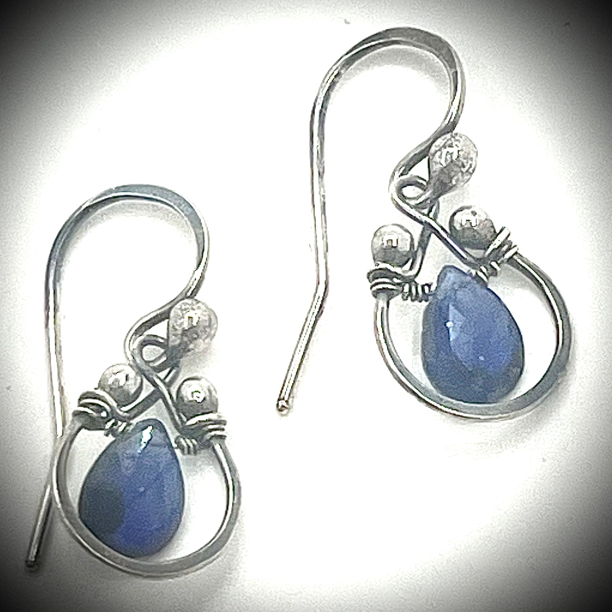 Horseshoe Earrings with Gemstones