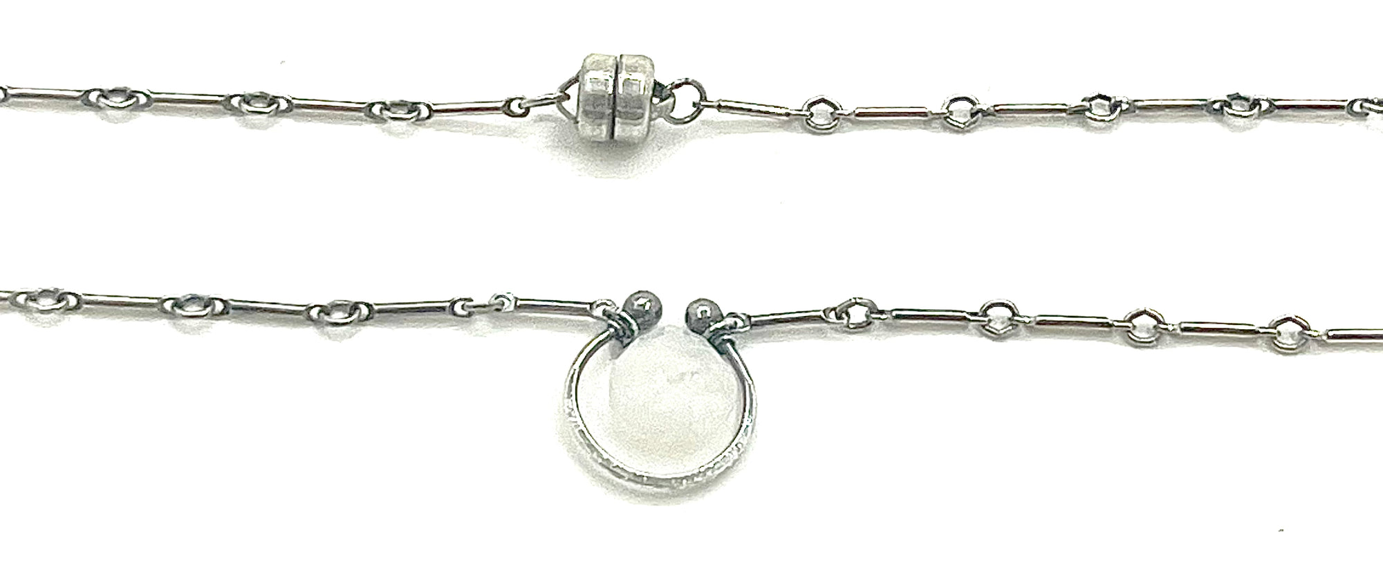 Horseshoe Necklace with Gemstones