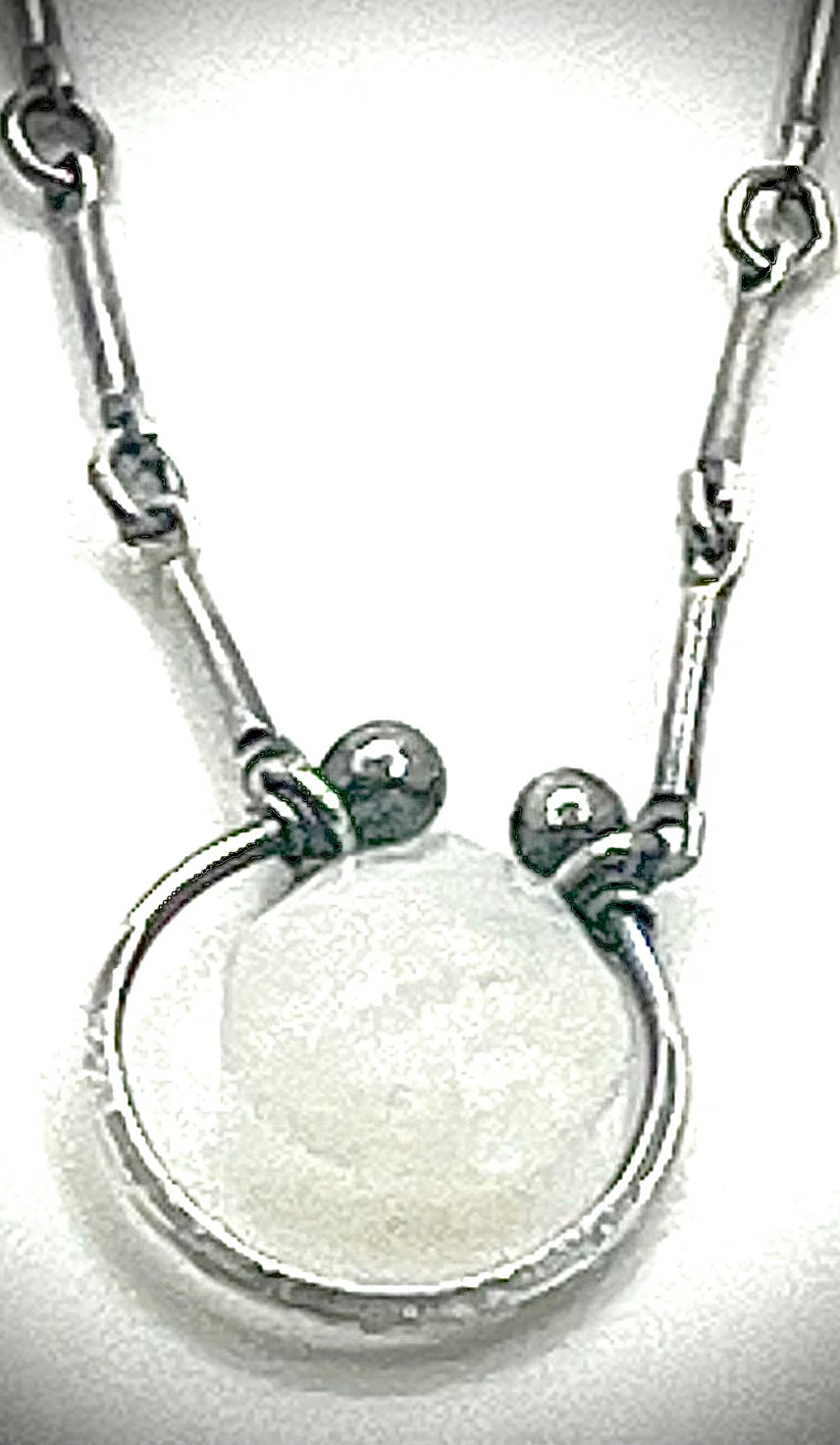 Horseshoe Necklace with Gemstones