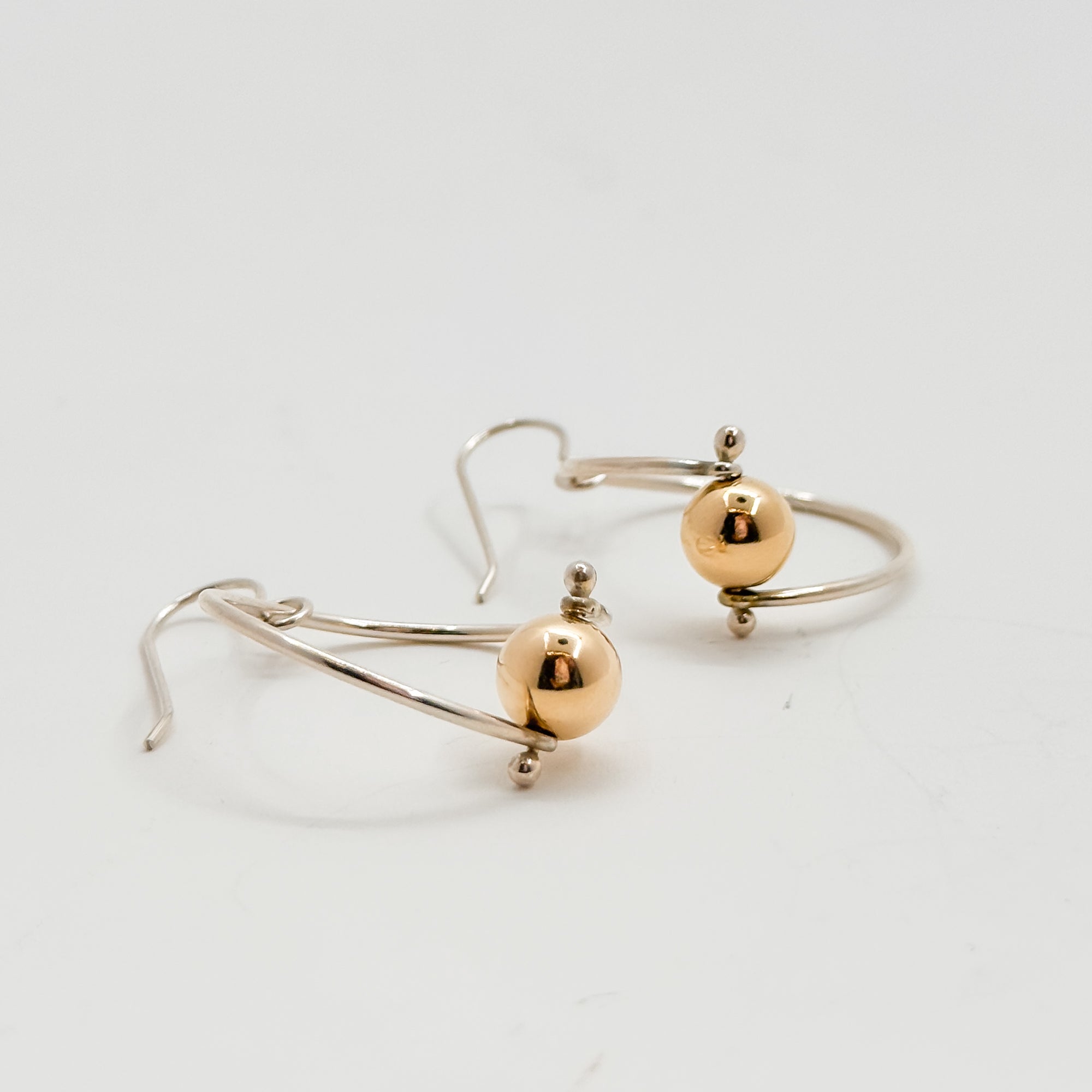 Small Twisted Hoop earrings