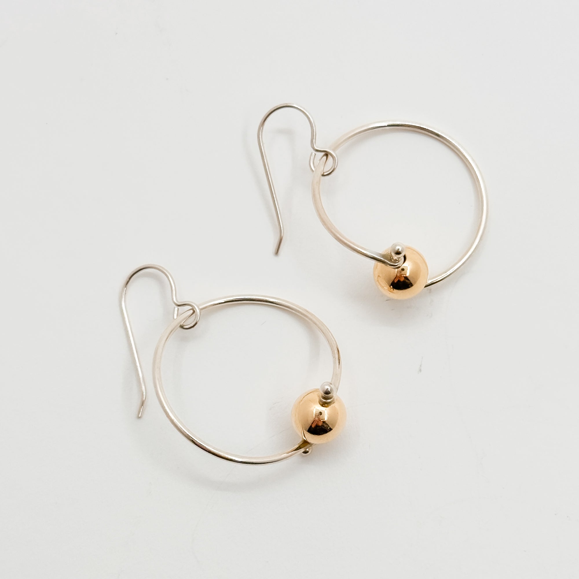 Small Twisted Hoop earrings