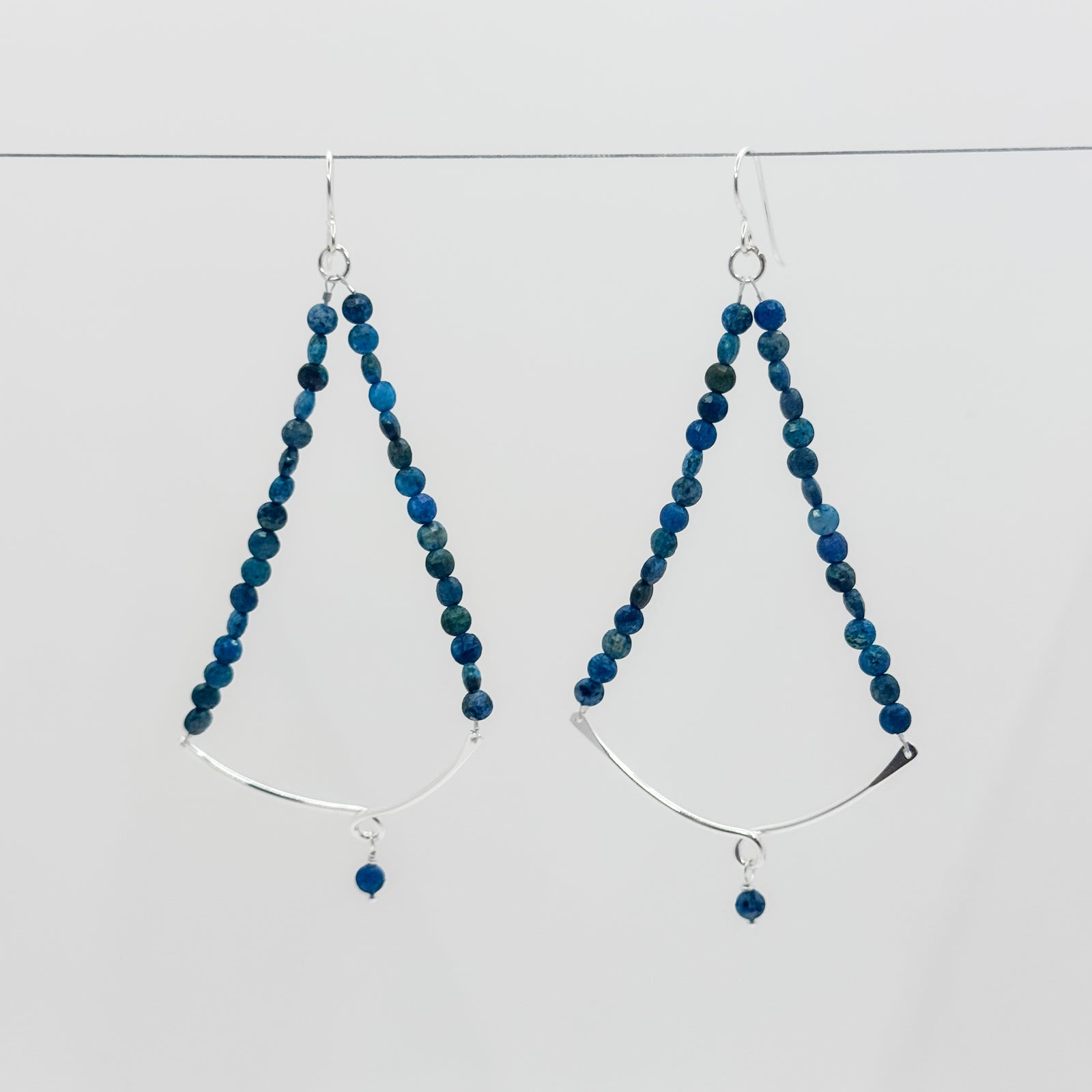 Sylvie Earrings with Chrysocalla