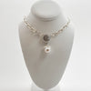 Irina Necklace Tow Truck Jr with white coin and baroque pearl