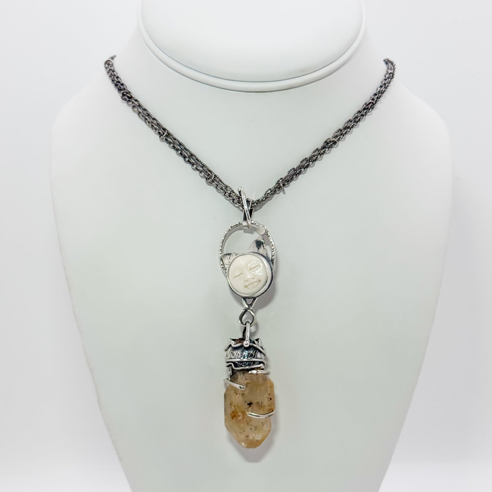Little Wild Thing wih petroleum quartz necklace