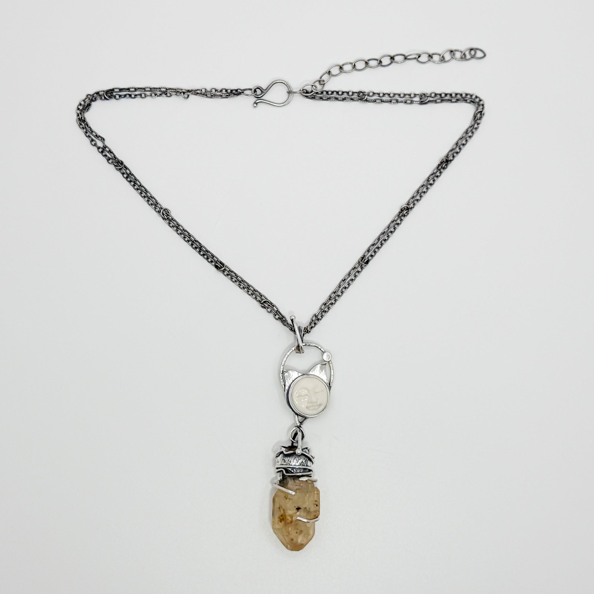Little Wild Thing wih petroleum quartz necklace