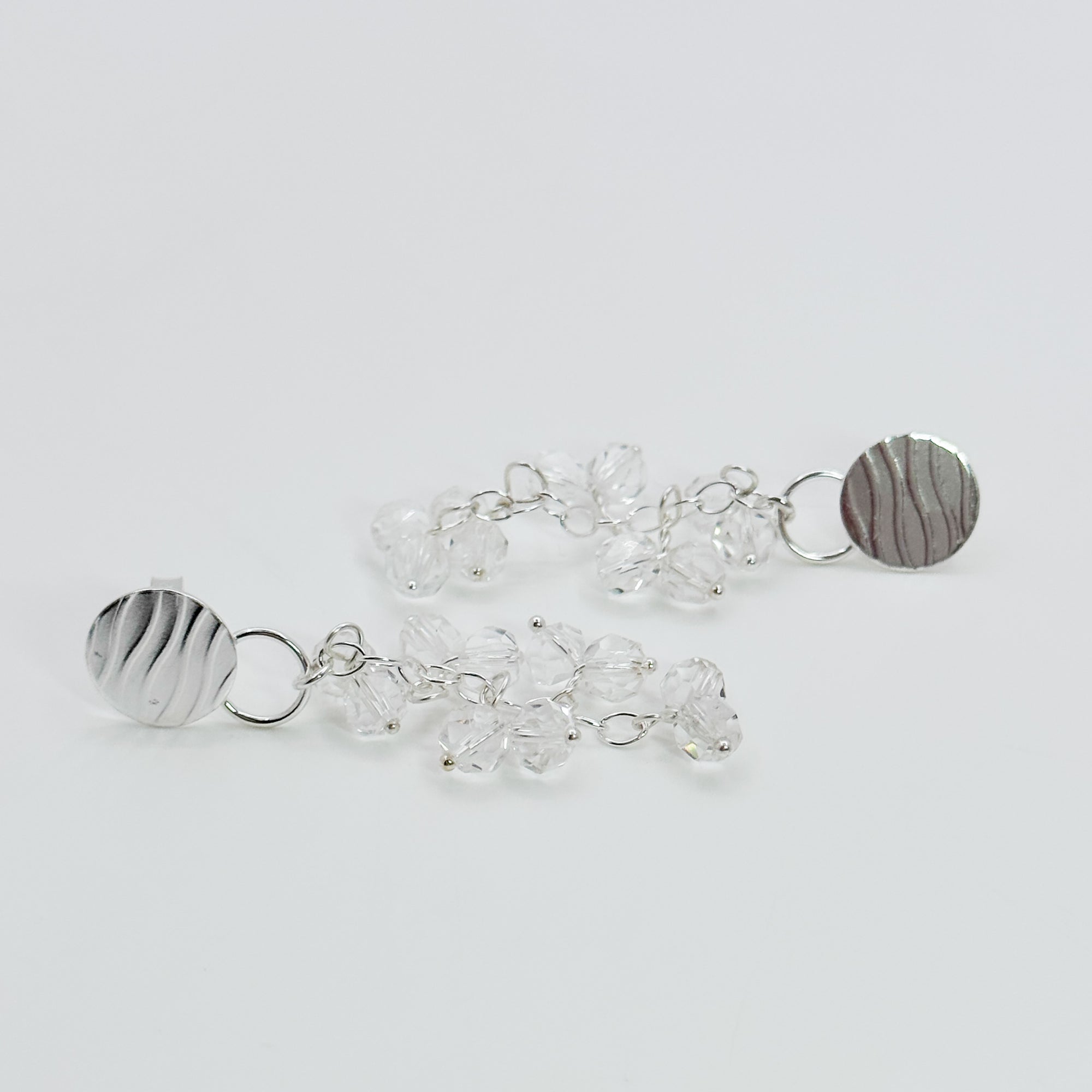 Katie Earrings with quartz