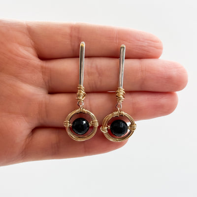 Black Onyx earrings