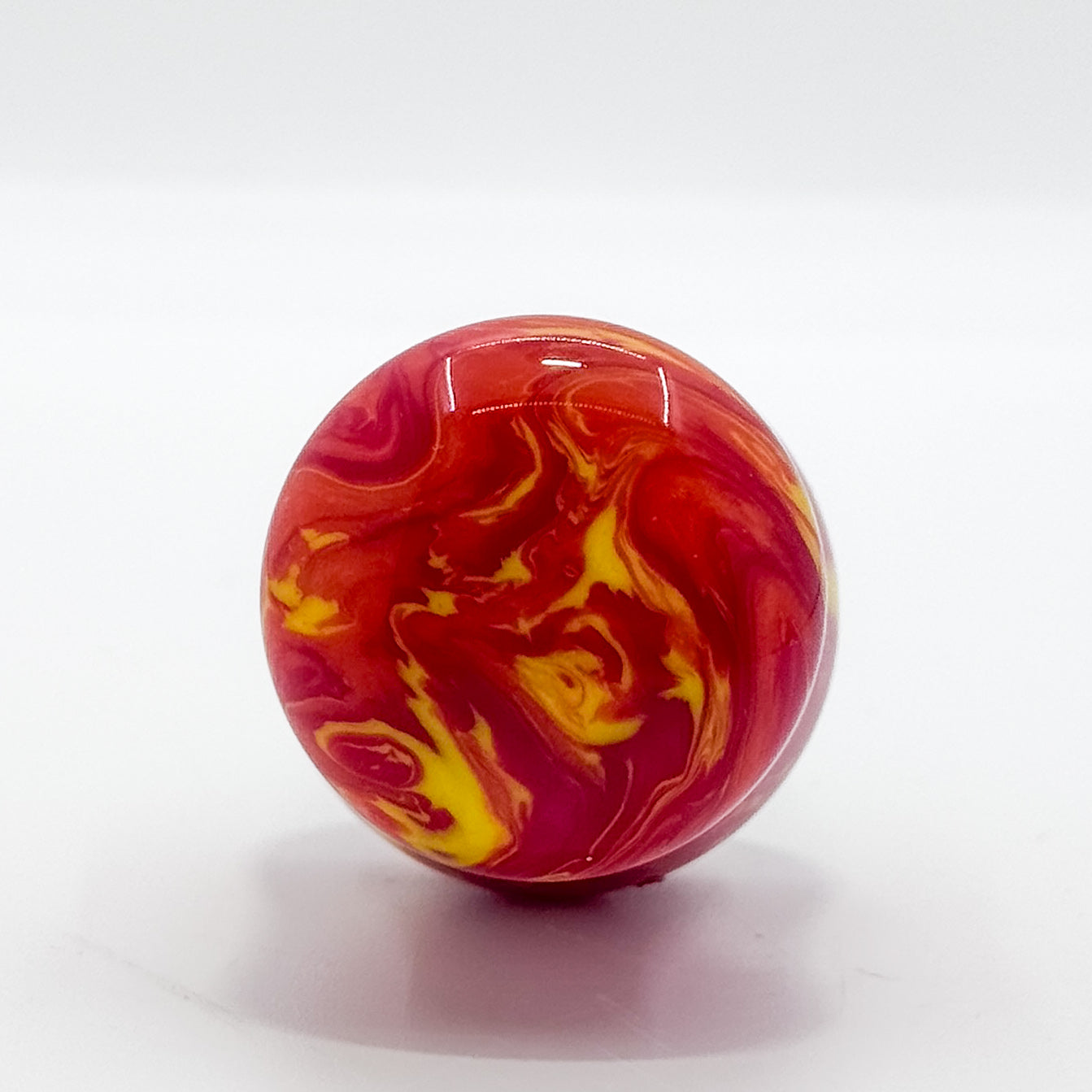 Red and Orange Acrylic and Stainless steel bottle stopper