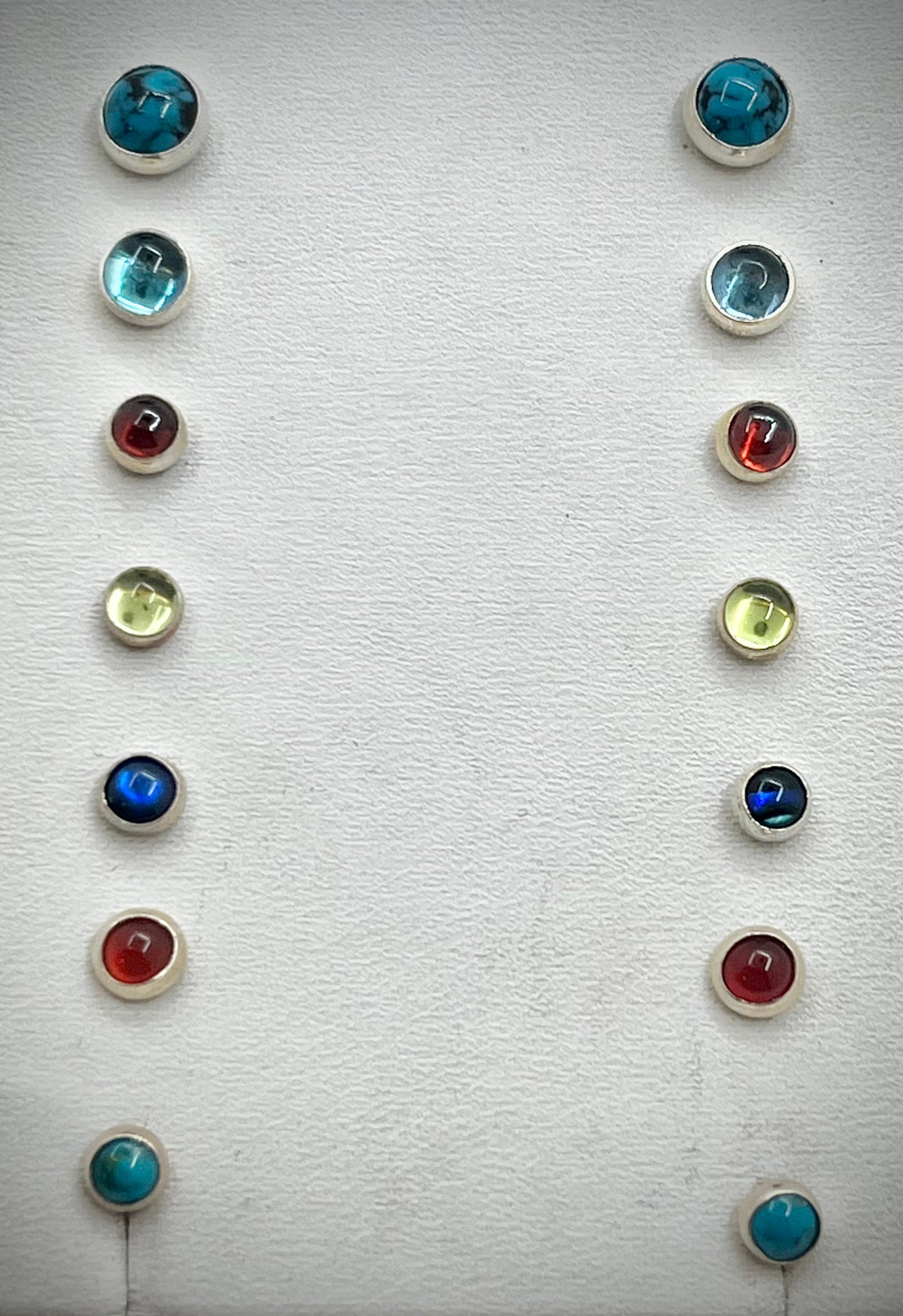 4mm Cabochon Stud Earrings