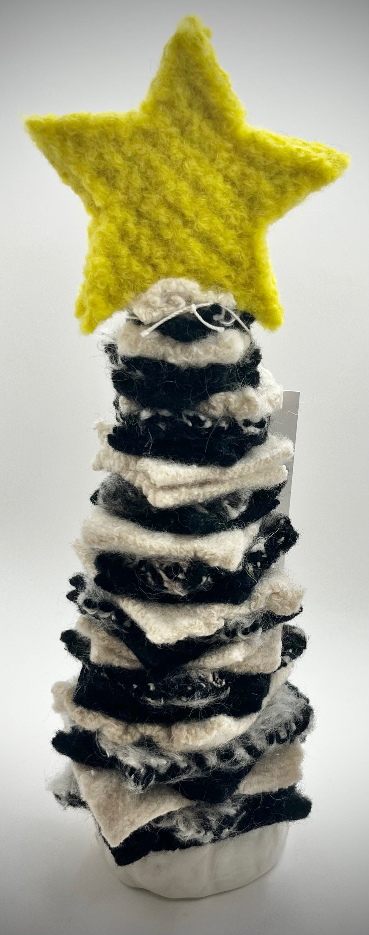 Felted Christmas Tree - Yellow Star