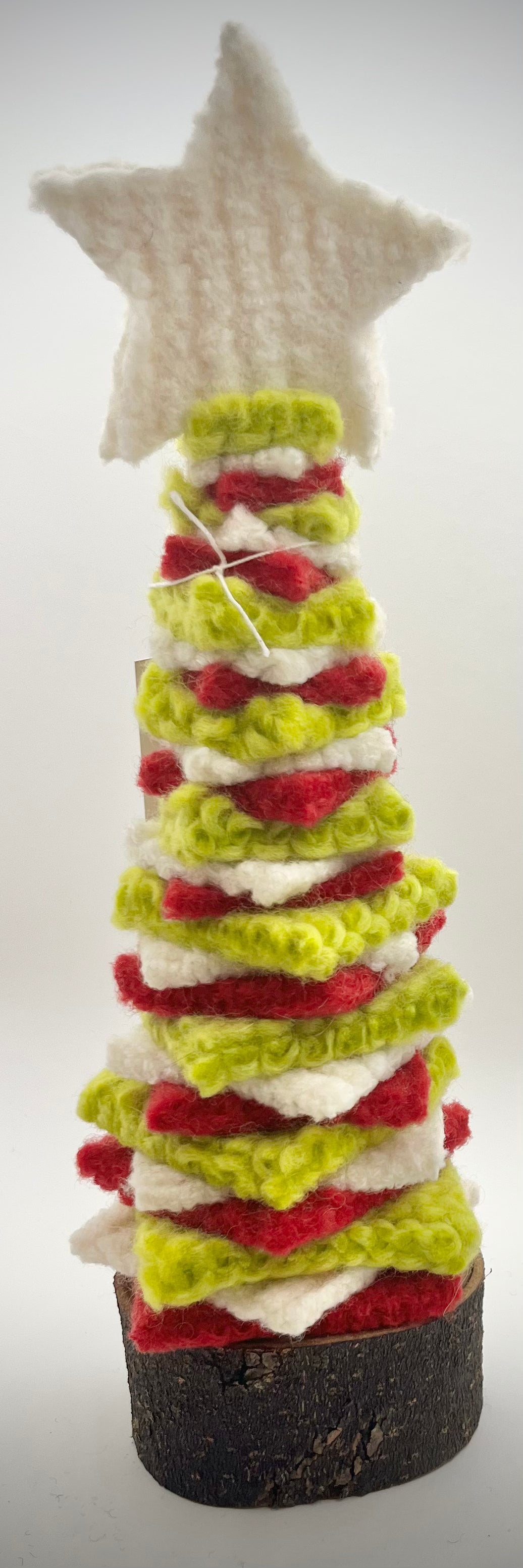 Felted Christmas Tree - White Star