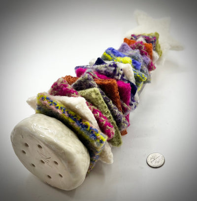 Felted Christmas Tree - White Star