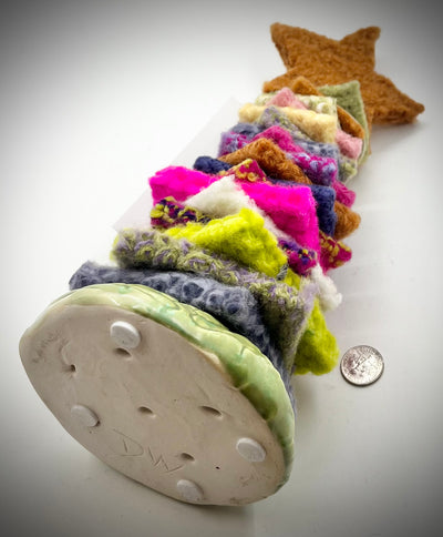 Felted Christmas Tree - Gold Star