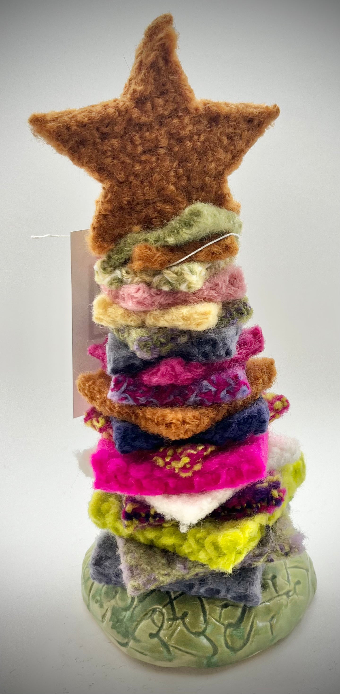 Felted Christmas Tree - Gold Star