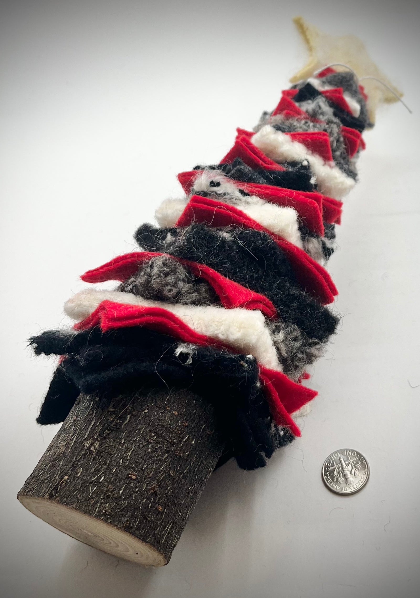 Felted Christmas Tree - Yellow Star