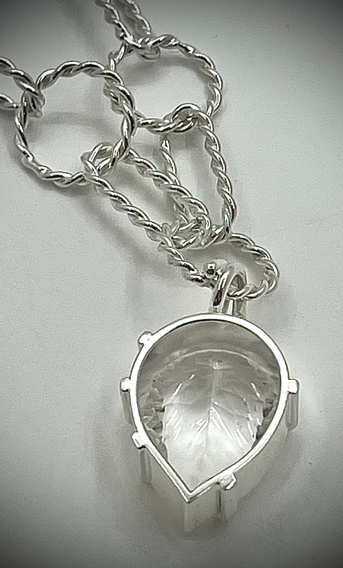 Quartz Pendant Necklace