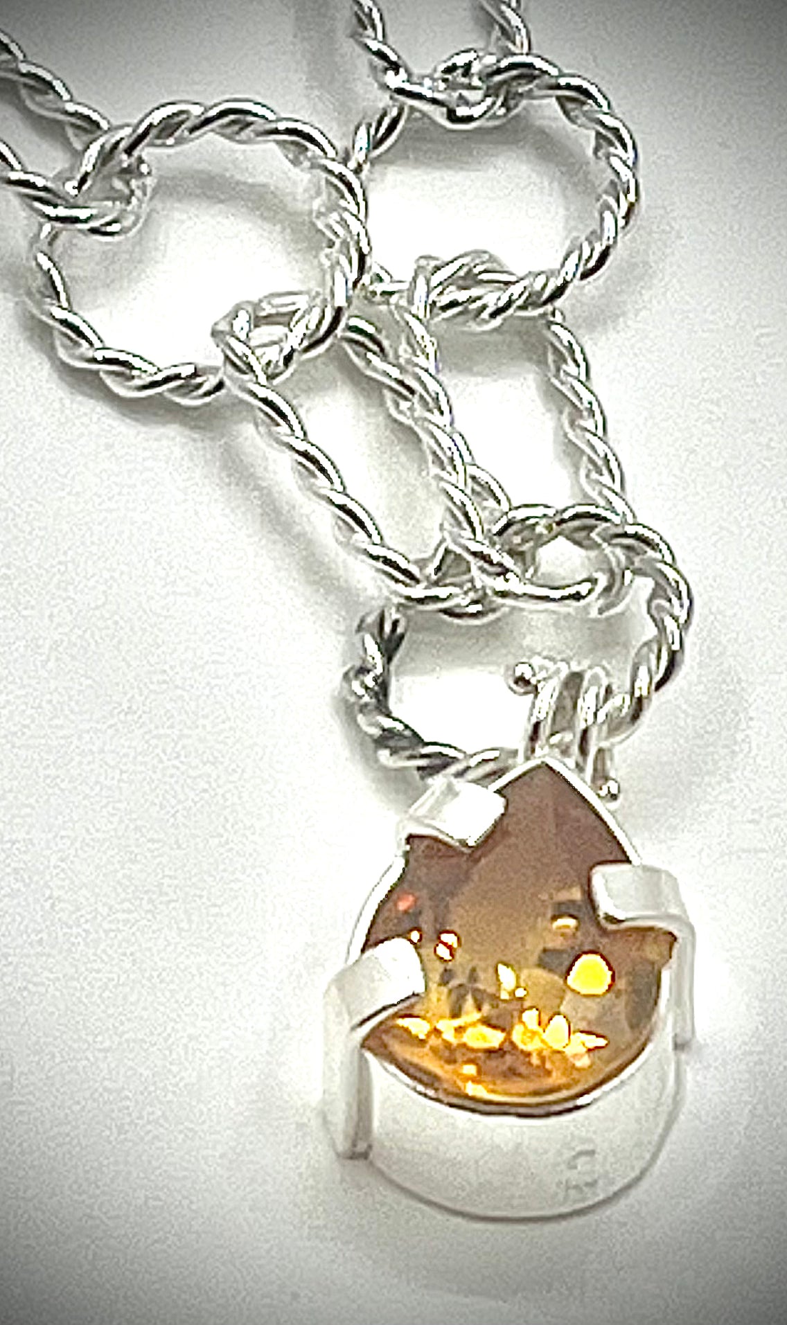 Citrine Pendant Necklace