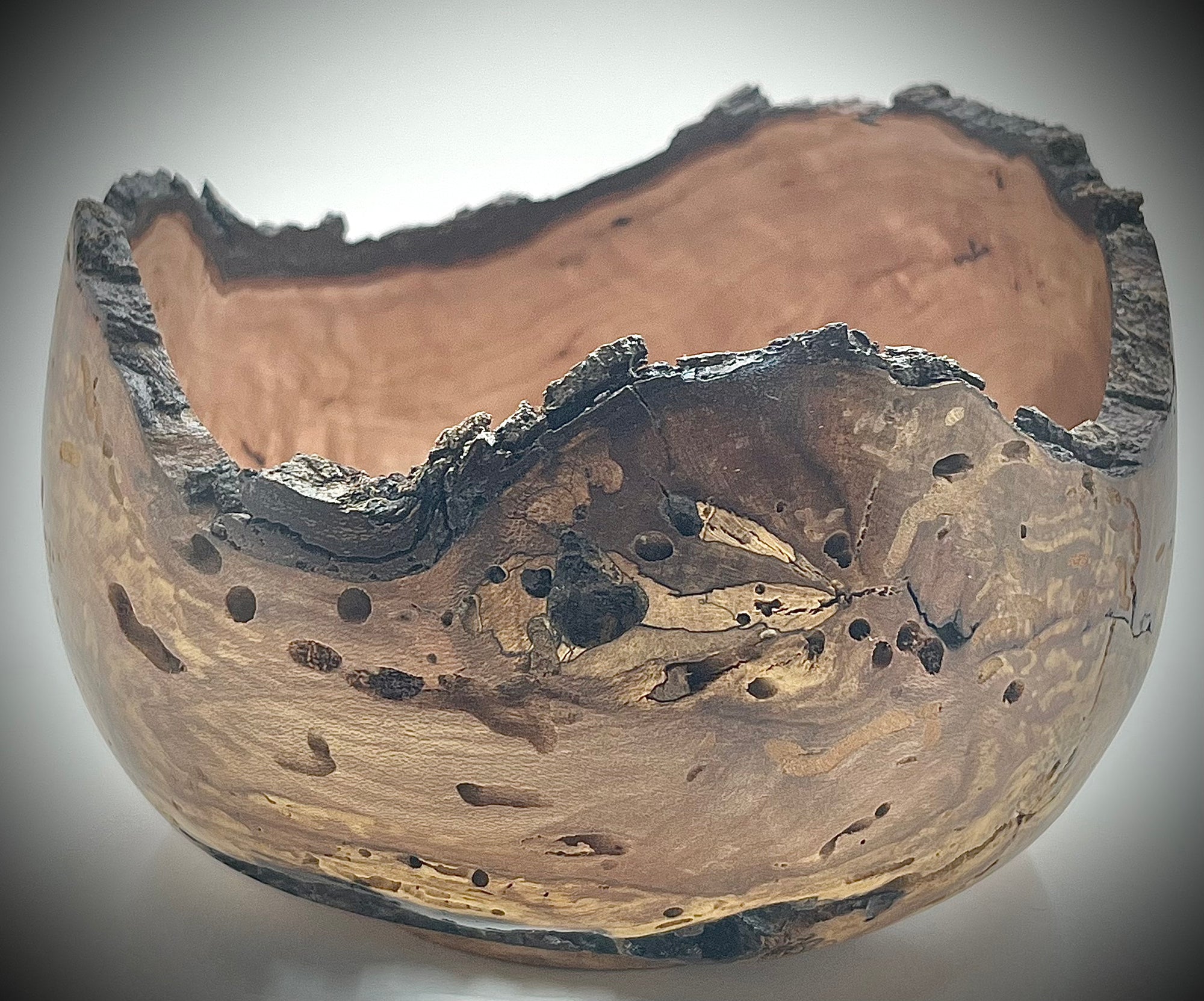 Black Cherry Live Edge Bowl