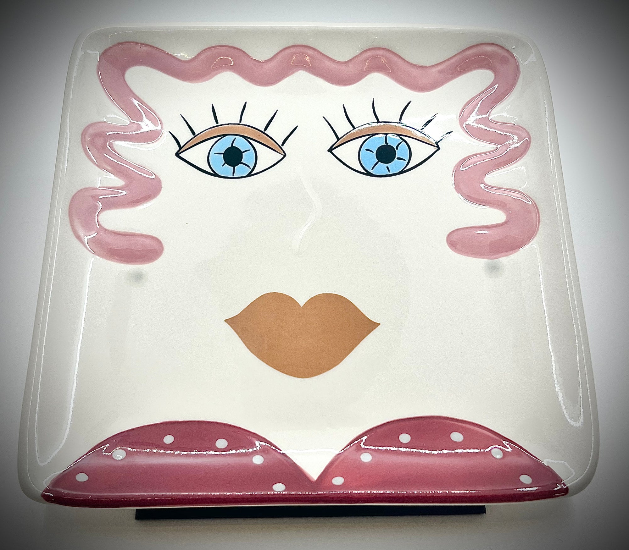 Pink Curly SIP Plate