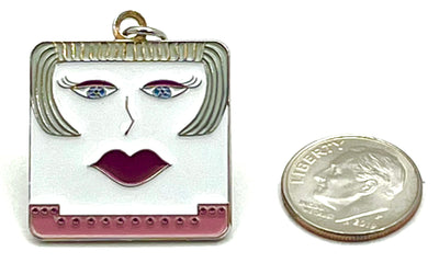 Sisters In Pink Charms