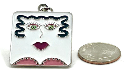 Sisters In Pink Charms