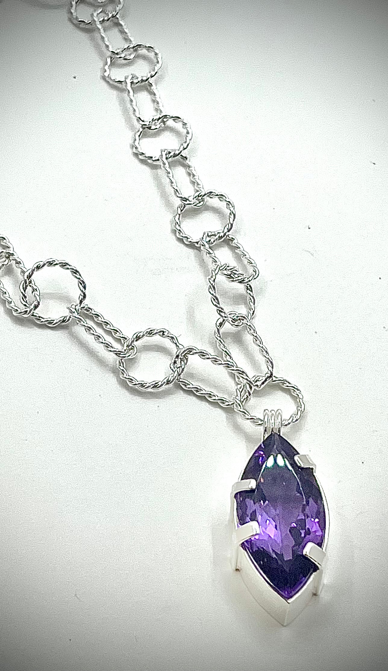 32 Carat Amethyst Necklace