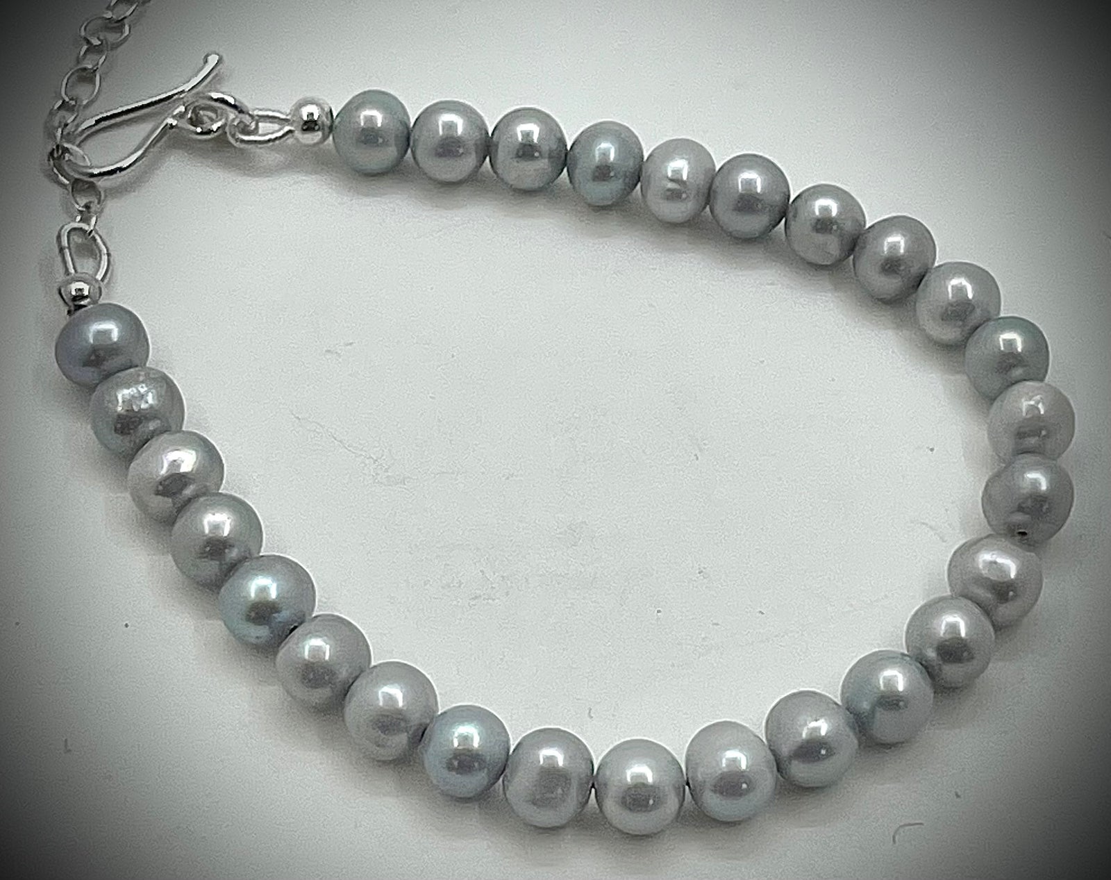 Grey Pearl Bracelet