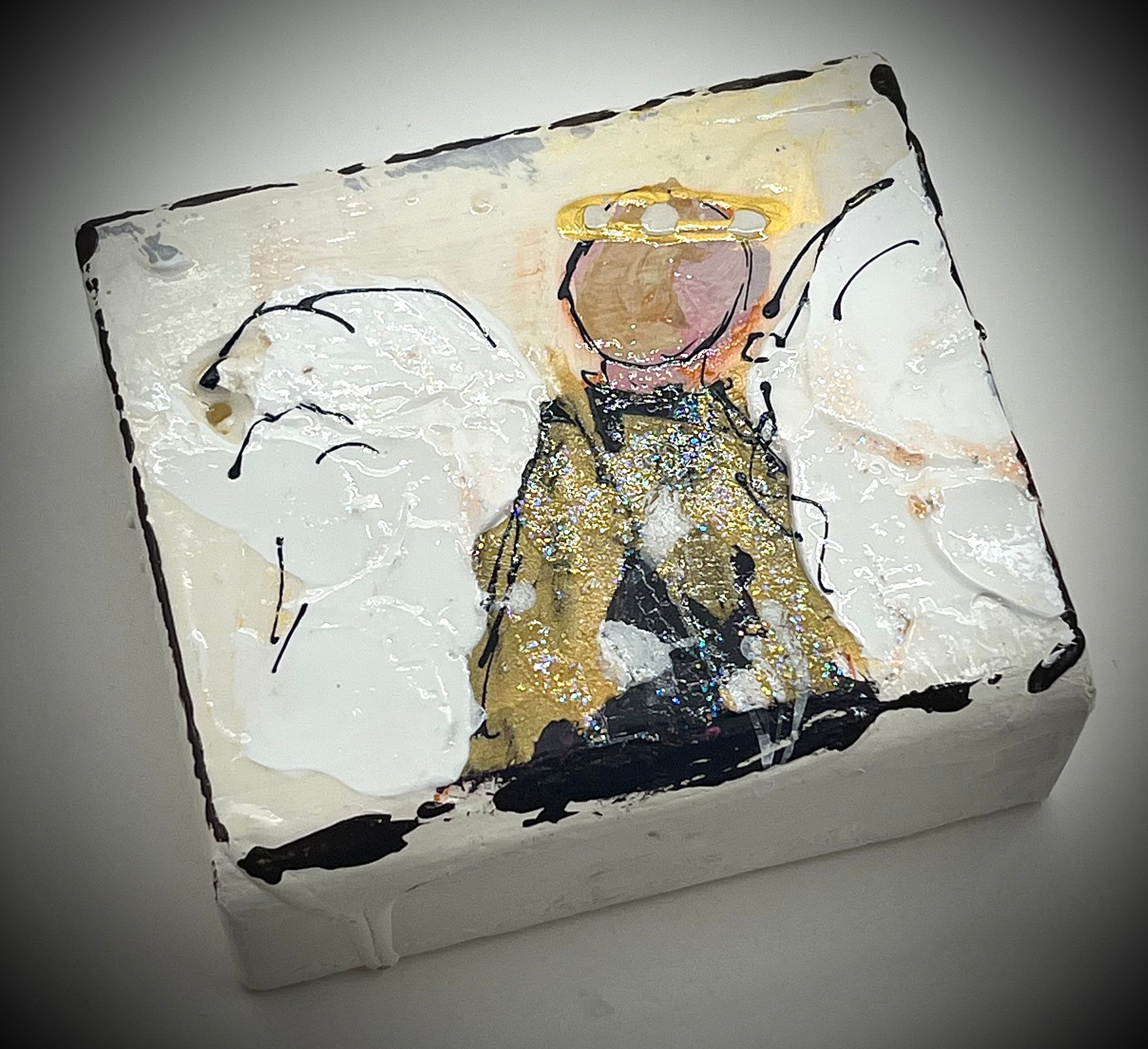 Angel Painted Block