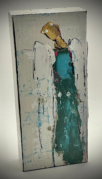 Angel Painted Wood
