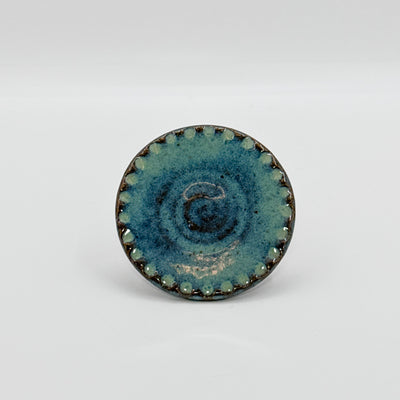 Wine bottle stopper in Turquoise