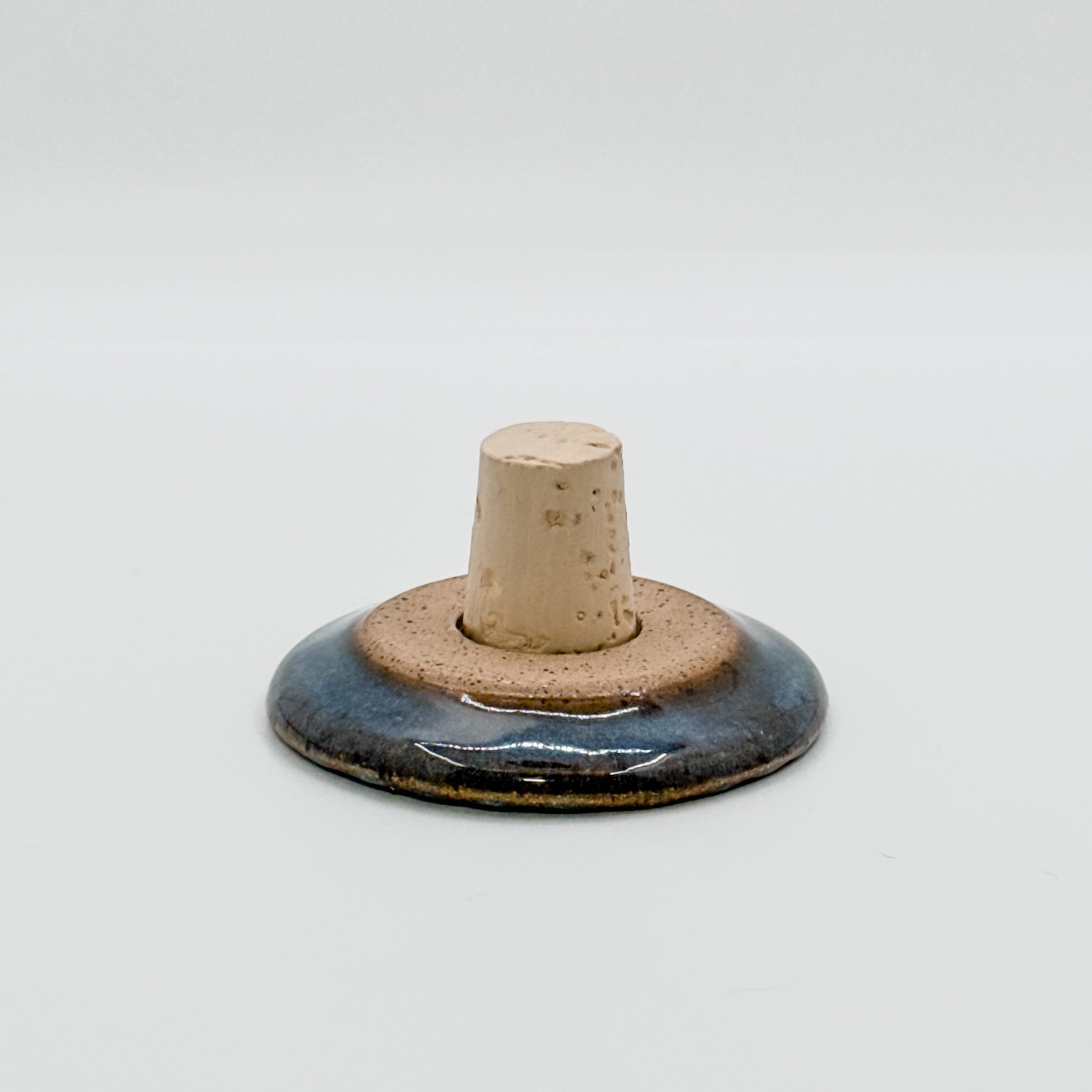 Wine bottle stopper in Turquoise