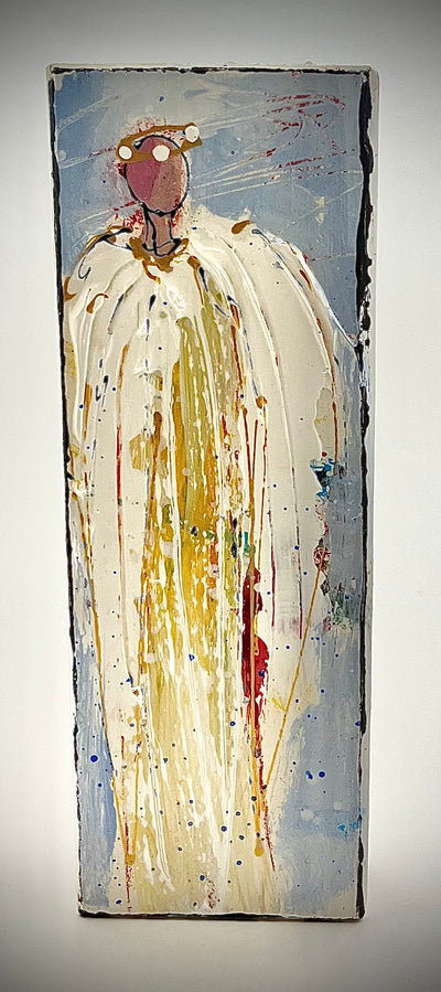 Peace Angel Painted Block