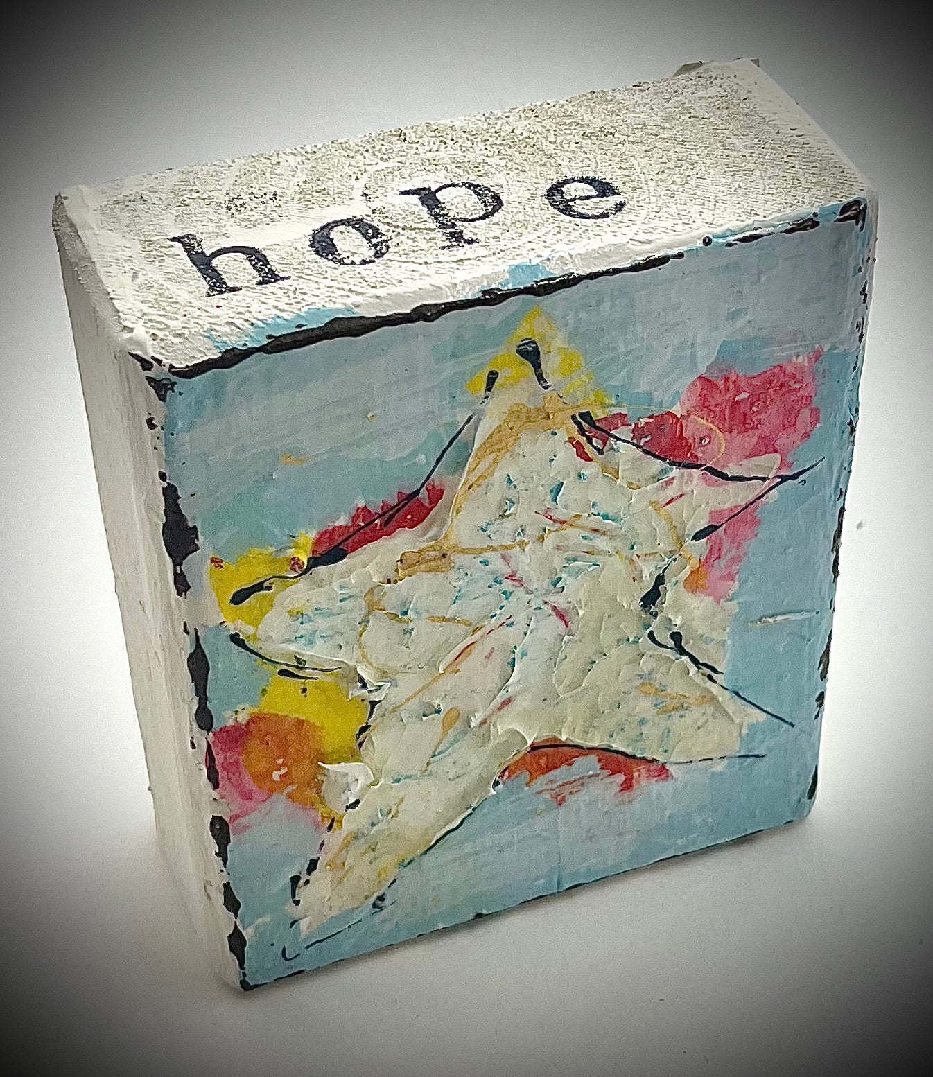 Star Hope Painted Block