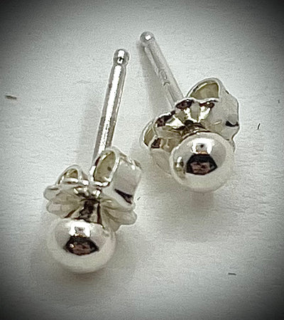 Single Ball Stud Earrings