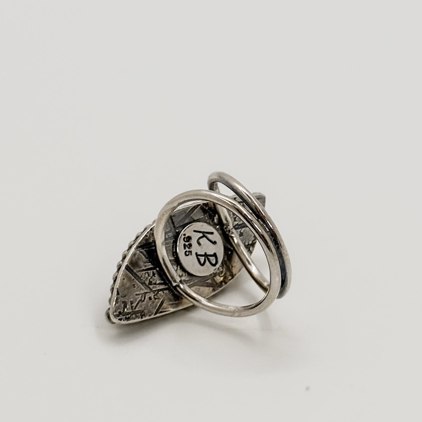 Pink Orange Labradorite ring