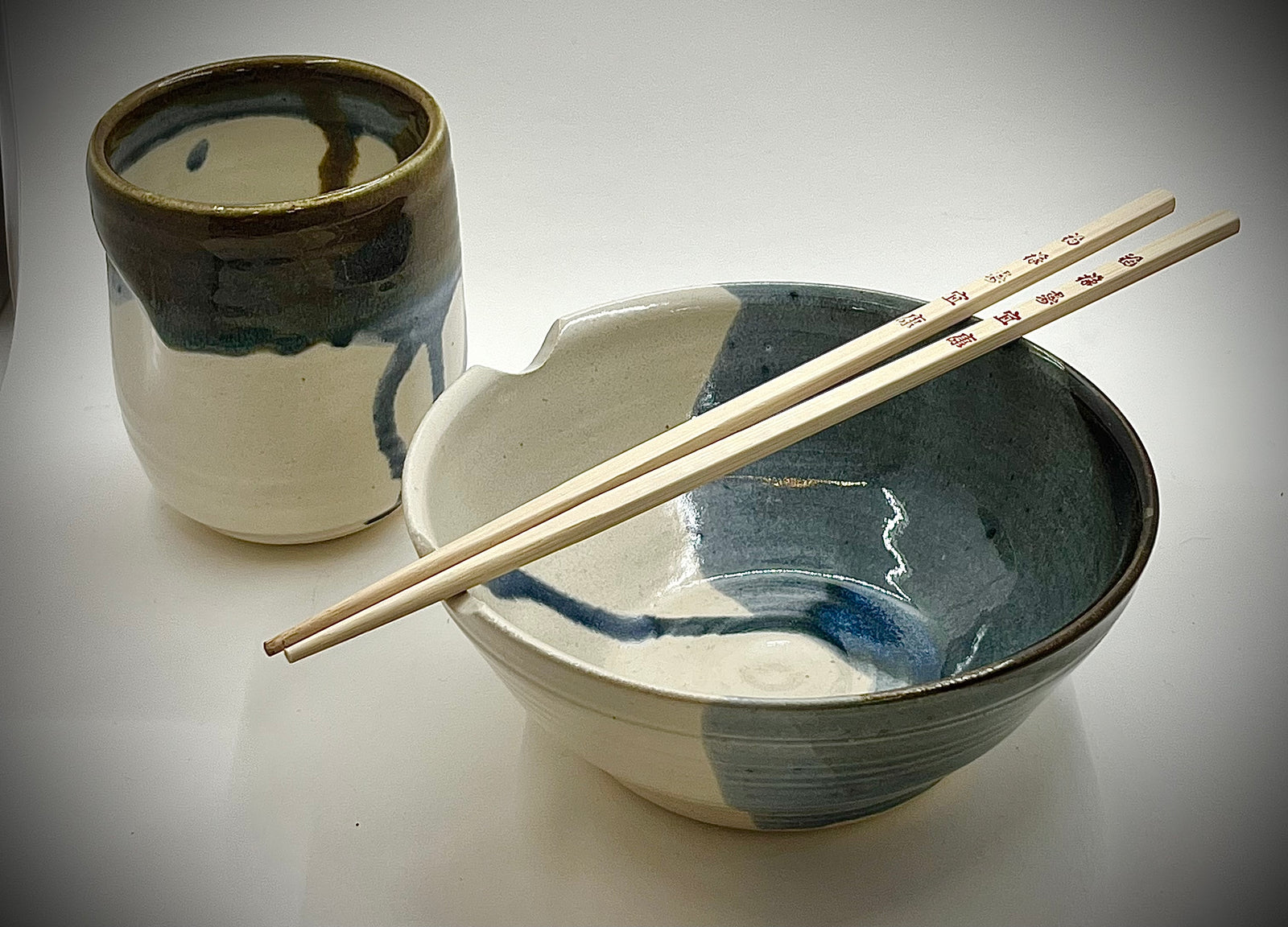 Rice Bowl with Chopsticks