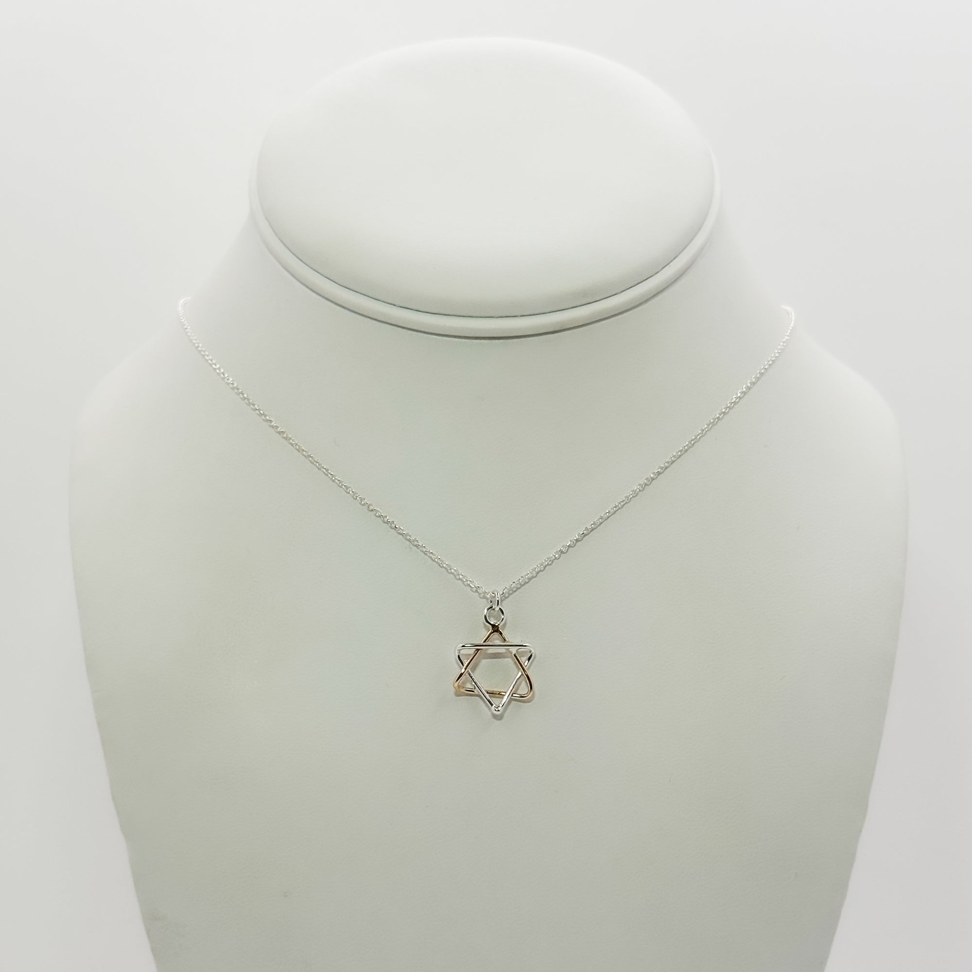 Star of David half H&H necklace