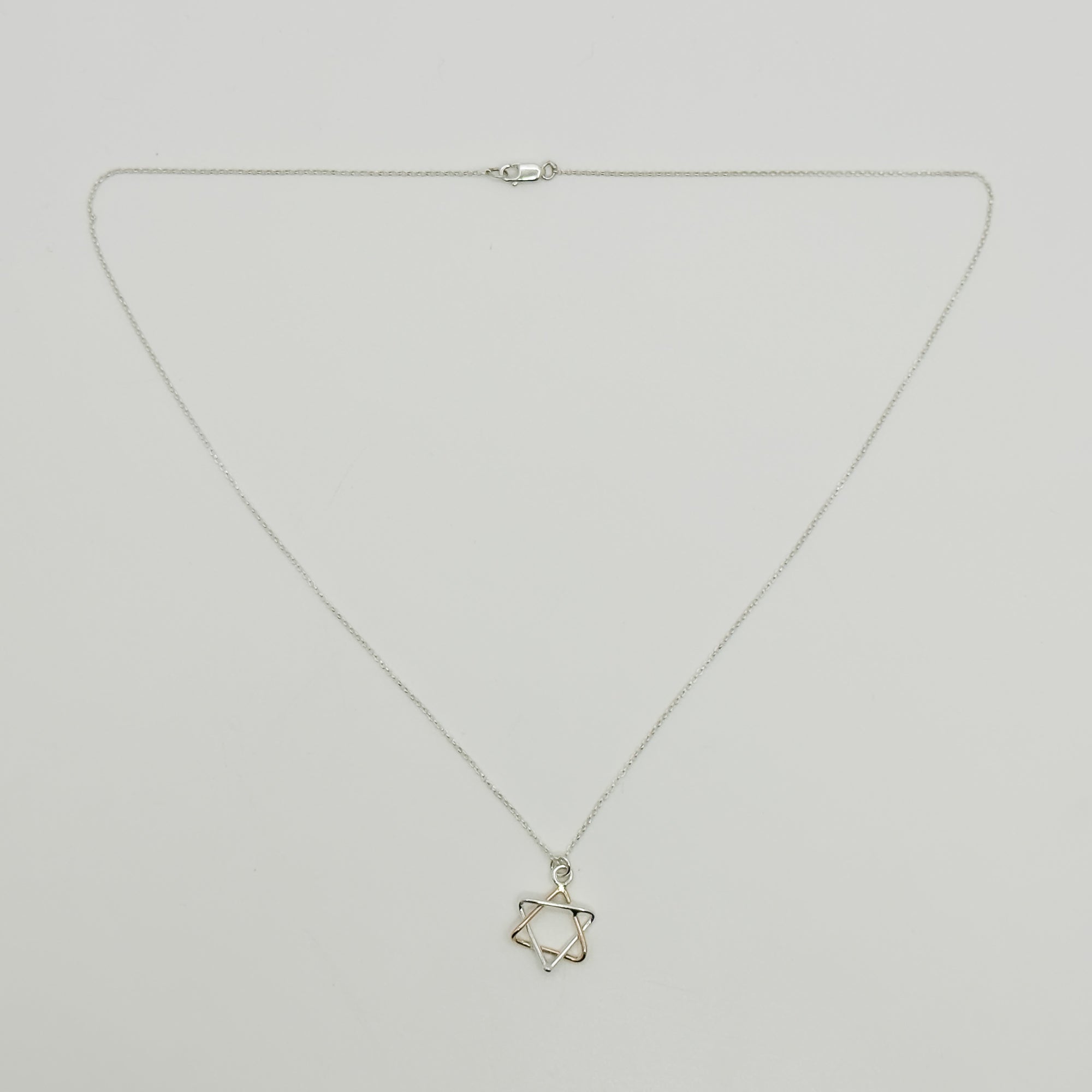 Star of David half H&H necklace