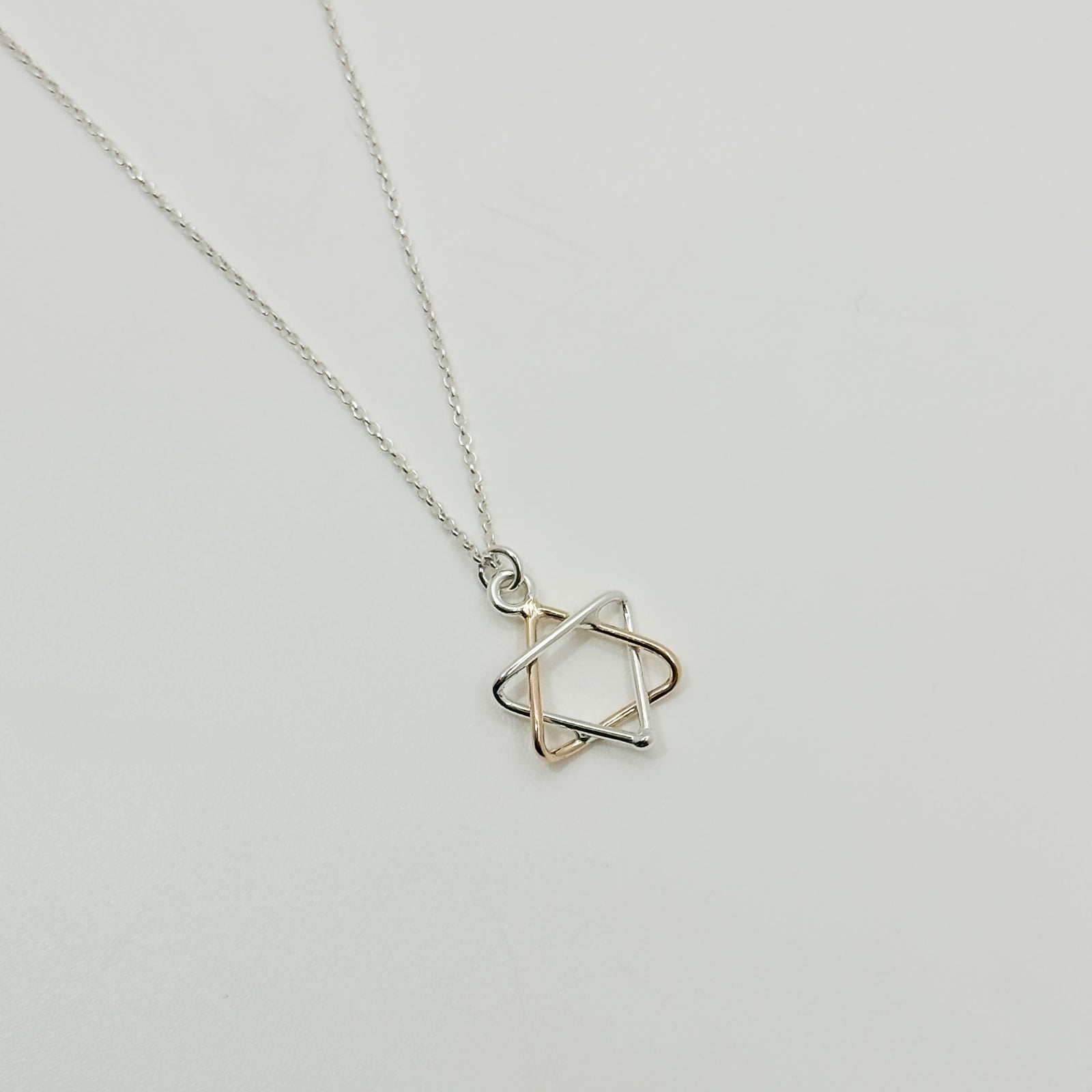 Star of David half H&H necklace