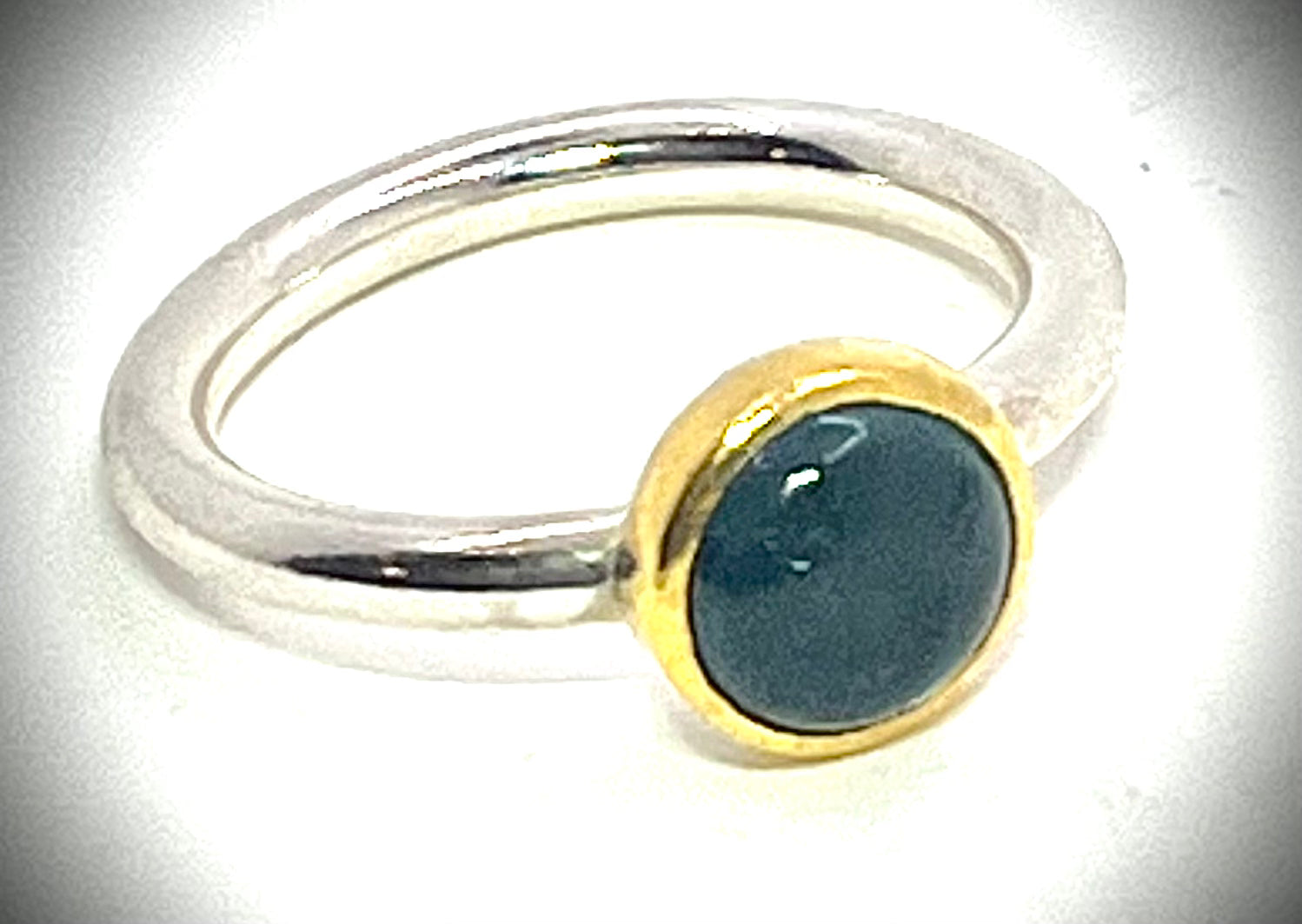 Deanna Ring with Blue Green Tourmaline