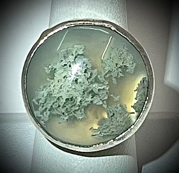 Moss Agate Ring
