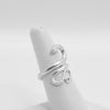 Snake Ring with curve head ring
