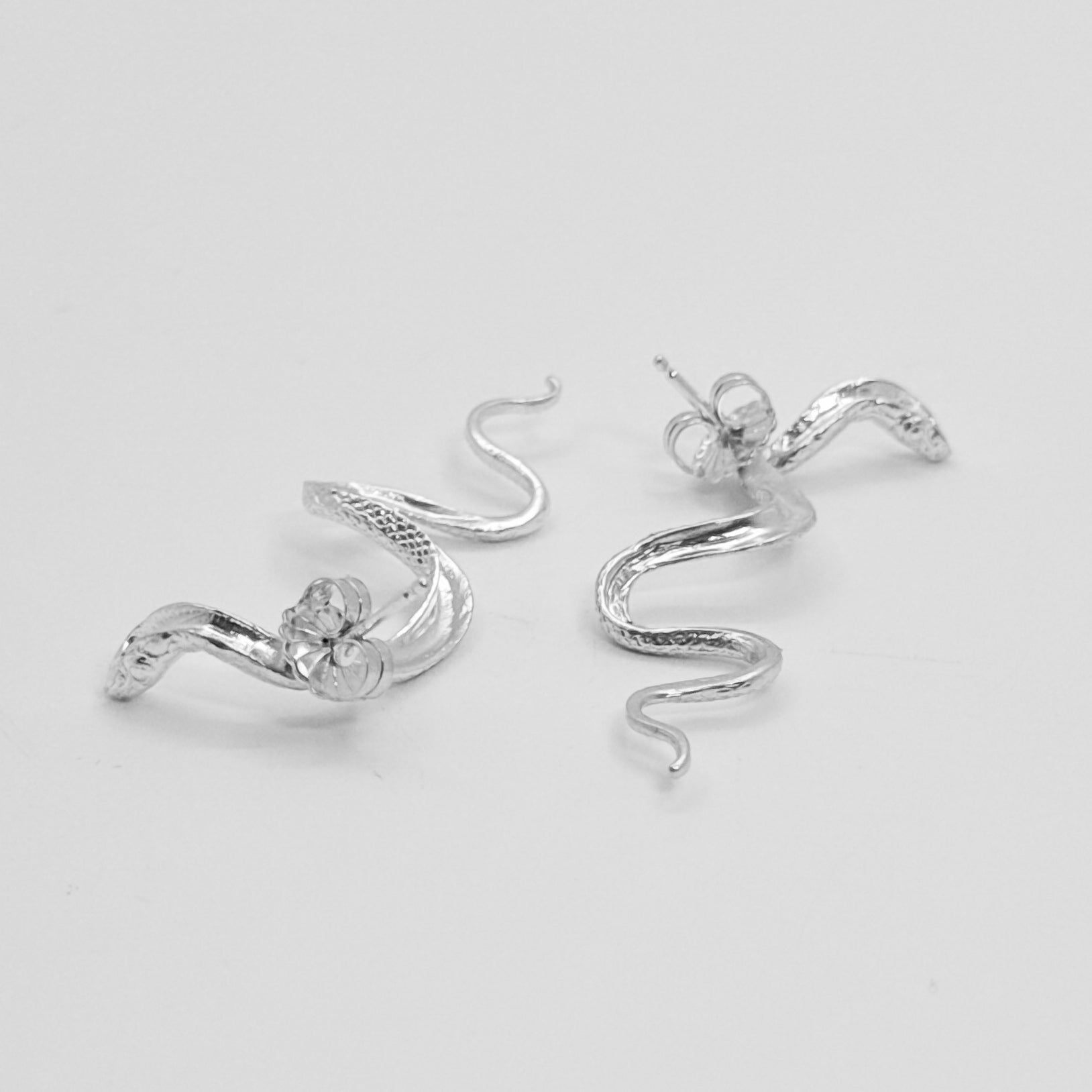 Medium snake earrings